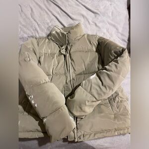 Mint Green Puffer Jacket